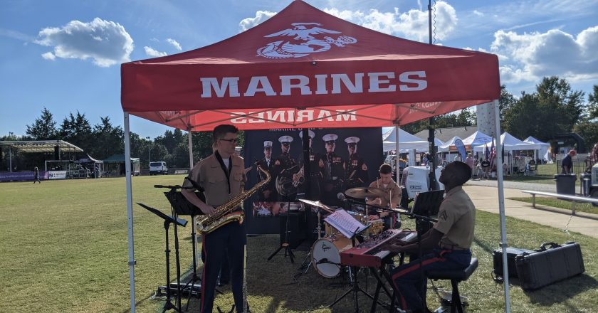 Sounds Downrange Marine Band Jazzes Up Mint Hill Madness